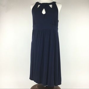 Like New Ann Taylor Loft Keyhole Halter Dress